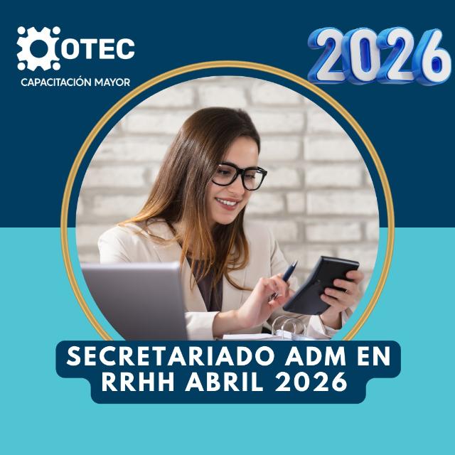 SECRETARIADO ADMINISTRATIVO EN RECURSOS HUMANOS Y CONTABLE